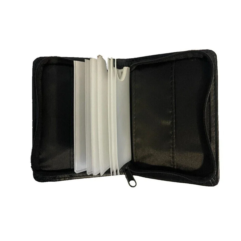 Lock Wallet Protection Amazing Slim Leather RFID Card Wallet ID Holder Purses